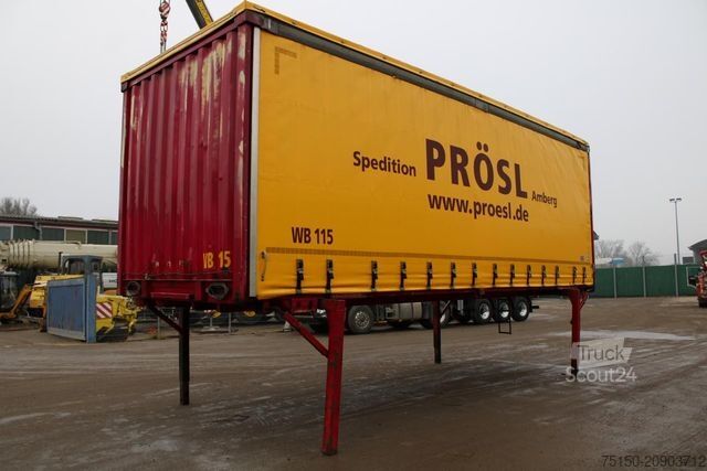 Prikolica z zamenljivo nadgradnjo KRONE WP 7.3 LS 4 - Edscha - Nr.: 209