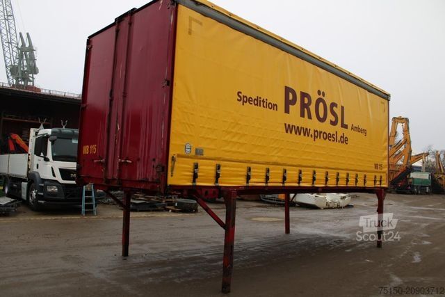 Prikolica z zamenljivo nadgradnjo KRONE WP 7.3 LS 4 - Edscha - Nr.: 209