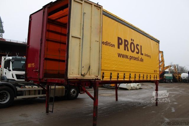 Prikolica z zamenljivo nadgradnjo KRONE WP 7.3 LS 4 - Edscha - Nr.: 209