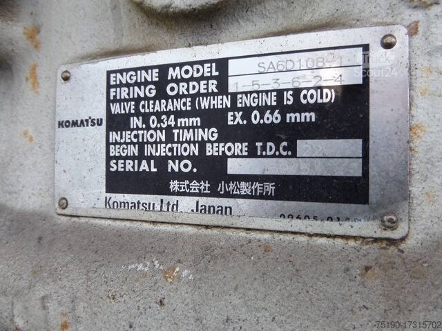 Motor Komatsu SA6 D108-1
