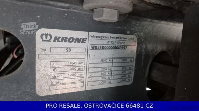 Рефрижераторний напівпричіп KRONE COOL SD VECTOR 1950 +MULTITEMP + TWAND + BLUMEN