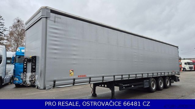 Ανοιχτό ημιρυμουλκούμενο με μουσαμά KÖGEL SN 24 CARGO + LIFTACHSE + SAF