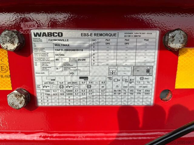  Faymonville F-S42-111A  SEMI DIEPLADER/TIEFLADER/LOWLOADER