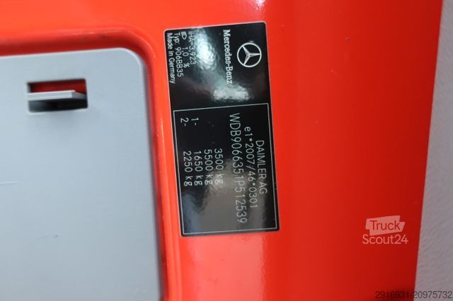 Furgão de teto alto MERCEDES-BENZ Sprinter 314CDI 2.Hand / Klima / Kamera / FN:2