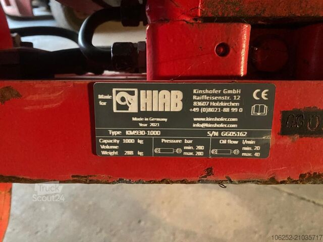 Grijper Hiab KINSHOFER KM930-1000 HYDRAULIC MANIPULATOR / CL...
