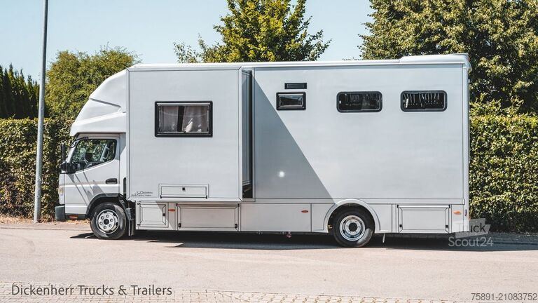 Livestock transporter, horse transporter Mercedes-Benz Fuso Pferdetransporter POP-Out 3 Stellplätze