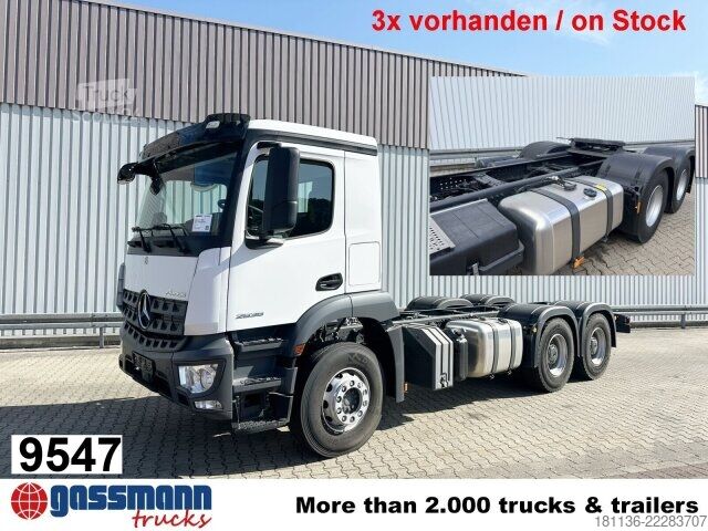 Standard trekkvogn Mercedes-Benz Arocs 2636/43 6x4, NMV u. NEBENABTRIEB, 3x