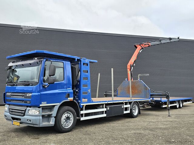 Platforma ładunkowa DAF CF 75.310 / PALFINGER CRANE + TRAILER