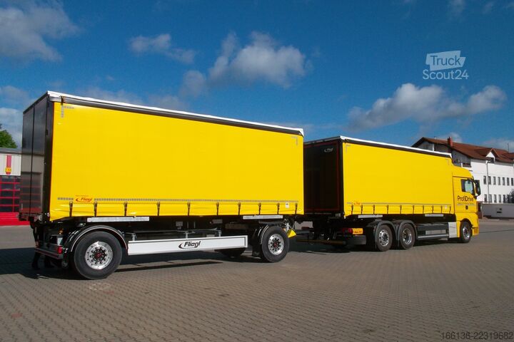 Swap-chassis trailer FLIEGL 2-Achs Wechselfahrgestell ZWP Standard