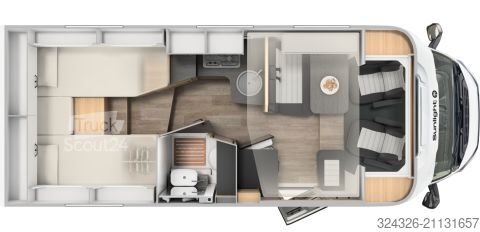 Autocaravana semi-integrada Sunlight T 67S Adventure Edition