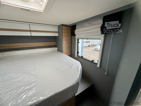 Polointegrovaný karavan Dethleffs Just 90 T 7052 DBM wenig km 1. Hand