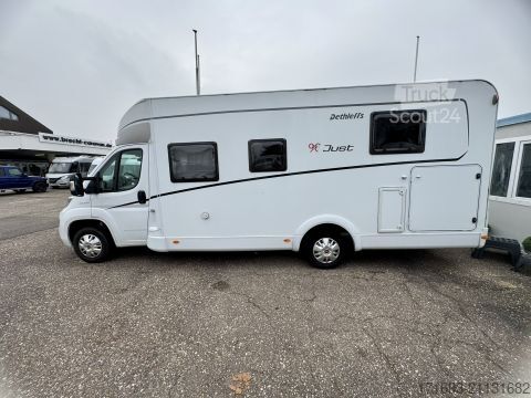 Polointegrovaný karavan Dethleffs Just 90 T 7052 DBM wenig km 1. Hand