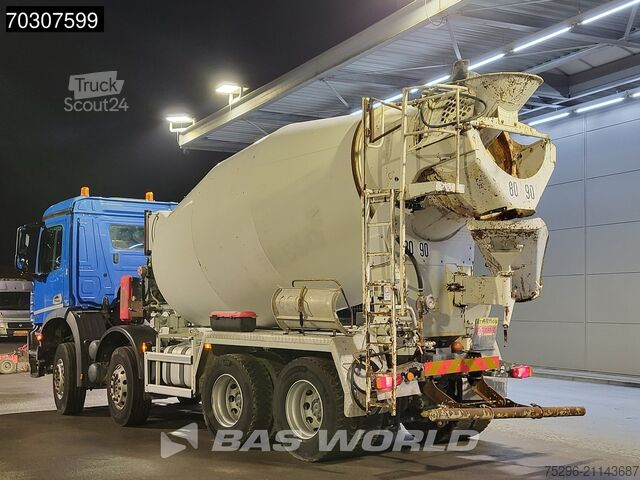 Mixer Mercedes Arocs 3240 8X4 9m3 Stetter Mixer Full Steel Euro 6