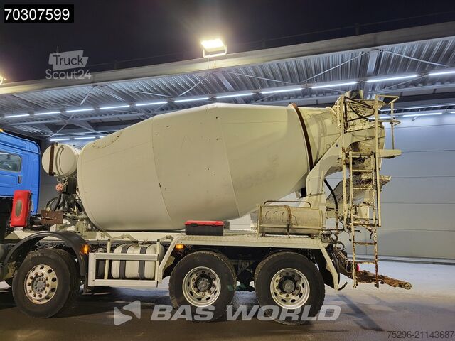 Mixer Mercedes Arocs 3240 8X4 9m3 Stetter Mixer Full Steel Euro 6