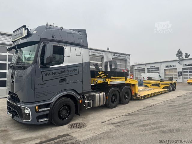 Naczepa niskopodwoziowa GOLDHOFER STZ-VP2(245)A Flachbett Pendelachse