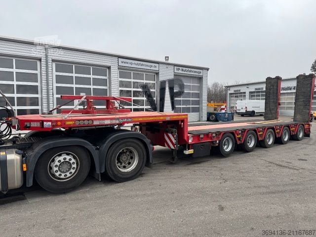 Naczepa niskopodwoziowa GOLDHOFER STZ-MPA-5-63/80  12t Achsen Rampen