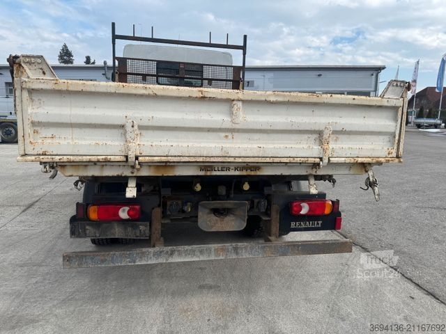 Üç yönlü damperli kamyonet RENAULT Midlum220.08 4x2 Meiller 3.SKipper