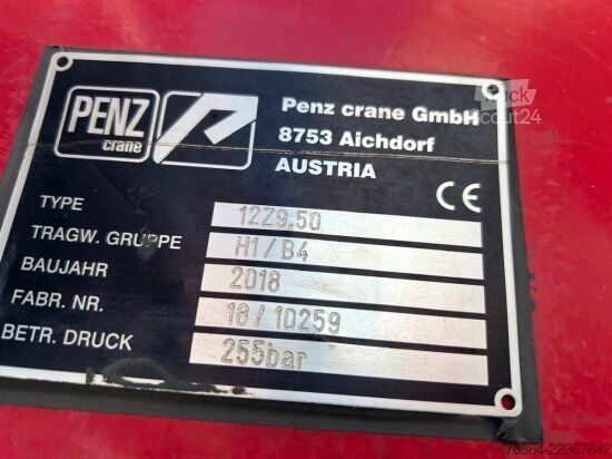 Камион за дърва DAF XF 510 MIT PENZ LADEKRAN 6X4,  12Z9.50 INKL. HOLZGREIFER