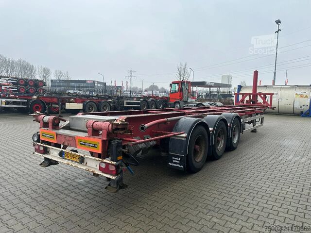 Container transportation LAG 40FT Tipping-chassis / ADR (EX/II, EX/III, FL, ...