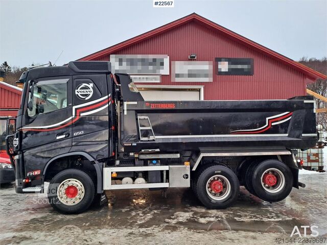  Volvo Fh16 650 6x4 Tipper Truck w/ Sørling Triple Traile