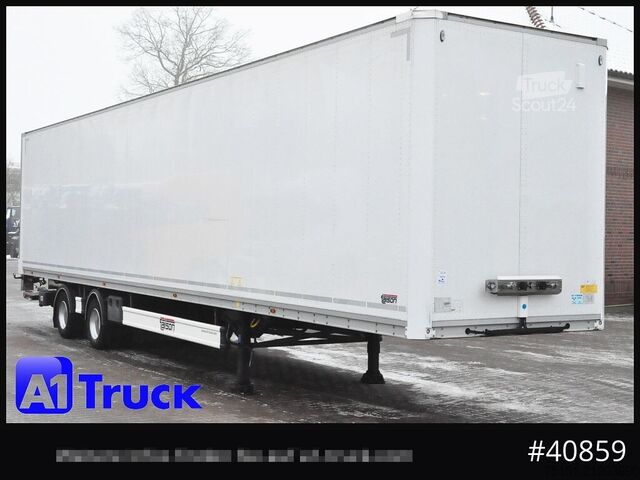 Semi-remorque fourgon TALSON F 1520, Möbelkoffer, Lenkachse, Tridec, LBW, verzinkt