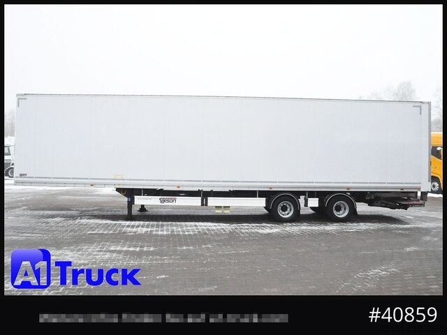 Semi-remorque fourgon TALSON F 1520, Möbelkoffer, Lenkachse, Tridec, LBW, verzinkt