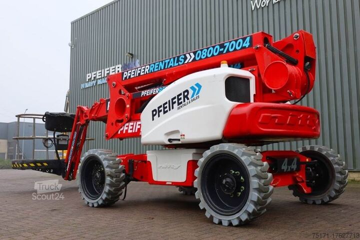 Mafsallı teleskopik çalışma platformu Niftylift HR21 HYBRIDE 4x4 Valid Inspection, Hybrid, 4x4 Dri