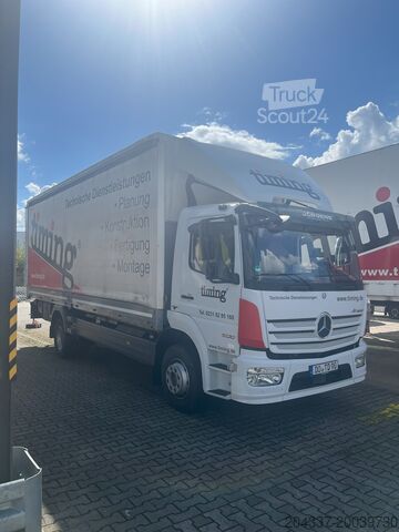 Autocarro con pianale e telone Mercedes-Benz Atego 1530 L