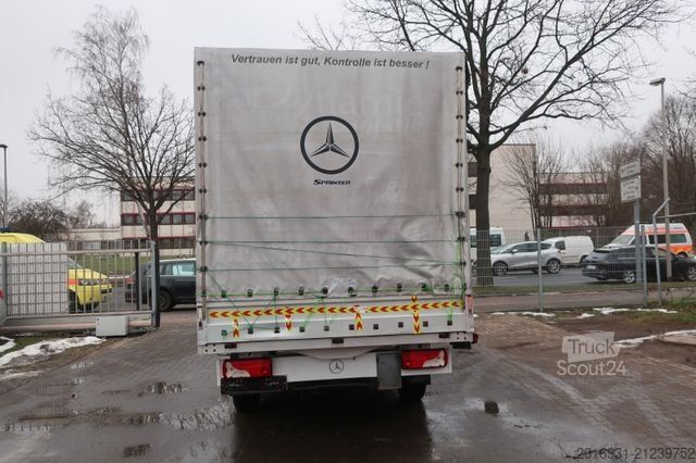 Curtain sider van MERCEDES-BENZ Nr: 260 Sprinter 316CDI /Pritsche / Schlafkabine