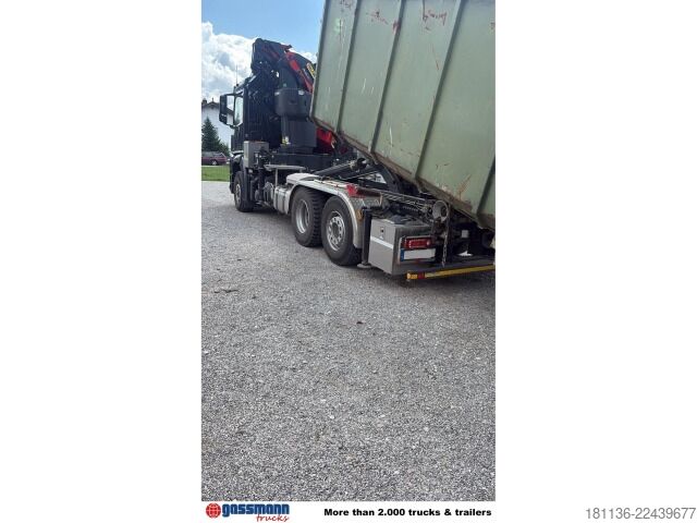 Abrollkipper Mercedes-Benz Arocs 2553 L 6x4/4 HAD, Lenk-/Liftachse, Palfinger