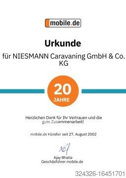 Camper semintegrato Bürstner Campeo TD 691 G Neu*Automatik