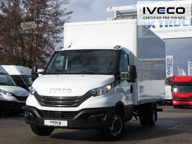 Vrachtwagen met bakwagen IVECO Daily 35C16 Koffer/LBW Klima, Zwillingsreifen