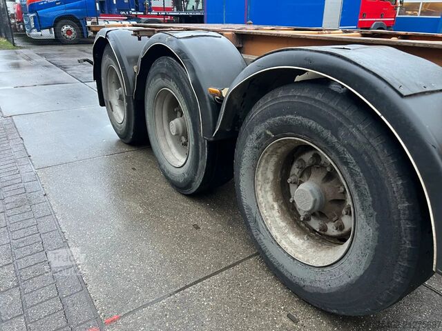 Container transport Van Hool 3B0071 / BPW + Drum / 1x Extendable / Lift Axle