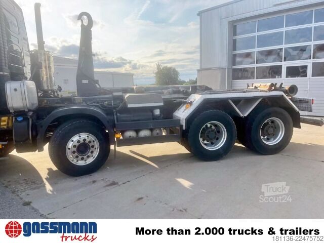 Kanca kasalı yük kamyonu (roll-off) Volvo FH 500 8x4, Meiller Abroller, Liftachse