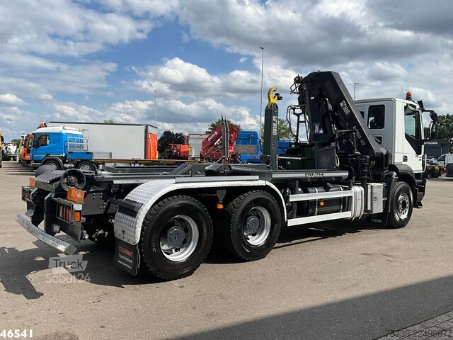 System ramion hakowych Iveco Trakker AD380T 6x4 Euro 6 Hiab 18 Tonmeter laad...