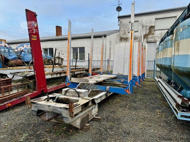 Alucar Holzaufbau mit Exterungen timber truck body Alucar Holzaufbau mit Exterungen