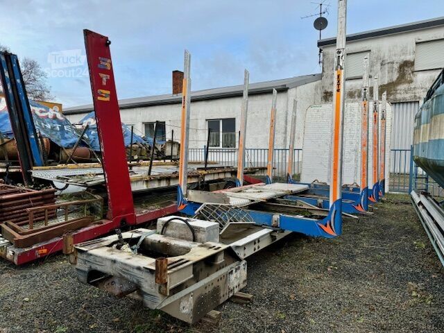Alucar Holzaufbau mit Exterungen timber truck body Alucar Holzaufbau mit Exterungen