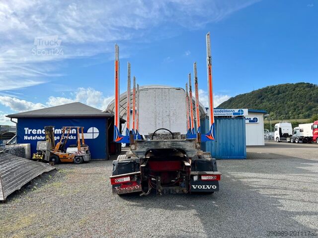 Alucar Holzaufbau mit Exterungen timber truck body Alucar Holzaufbau mit Exterungen