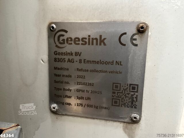 Vehicul de colectare a deșeurilor DAF FAG CF 300 Euro 6 Geesink 20m³