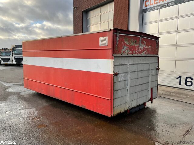 Container Leebur gesloten container met Laadklep 