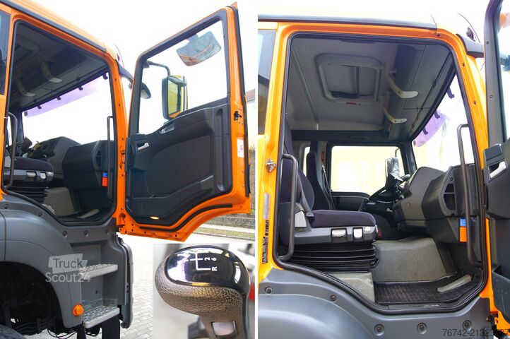 Pašizgāzējs kravas automašīna MAN TGA 18.320 BL 4x4 / FASSI F135 abnehmbar/MEILLER/Winterd.