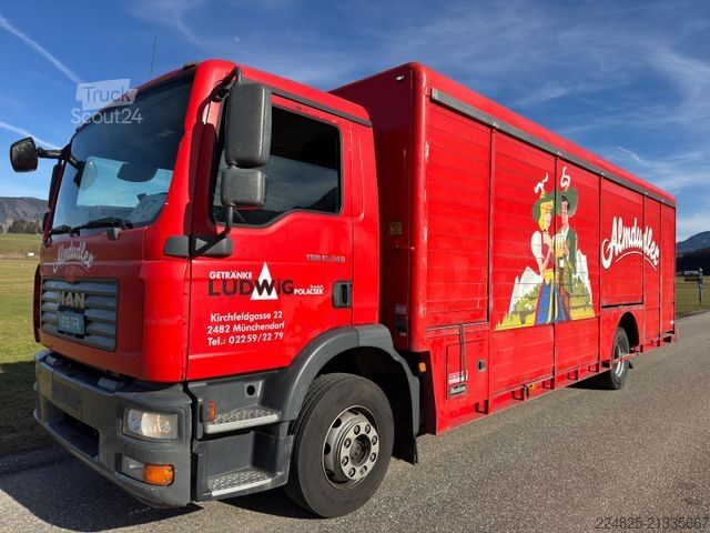 LKW mit Getränkeaufbau MAN TGM 15.240 4x2 BL GETRÄNKEAUFBAU EURO4 TÜV 06/26