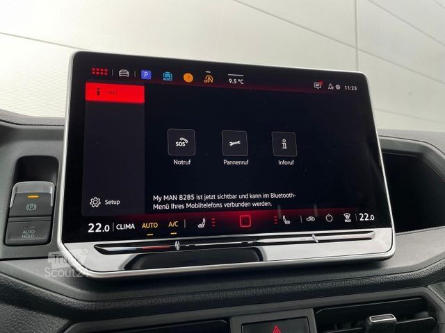 Aukštas mikroautobusas MAN TGE 3.180 Kasten L5H3 4x4 ACC LED NAV SITZHZ