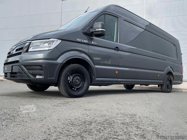 Aukštas mikroautobusas MAN TGE 3.180 Kasten L5H3 4x4 ACC LED NAV SITZHZ