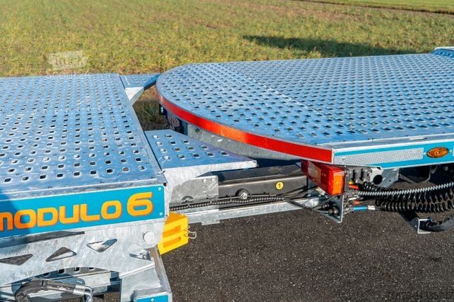 Camion transportator de autoturisme VOLVO FH mit Anhänger für 6 PKW