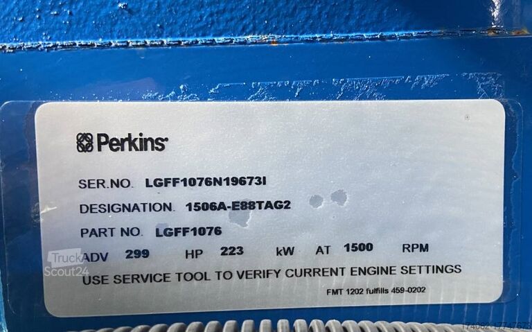 Aggregaatti FG Wilson P250 - 250 kVA Genset - DPX-16013
