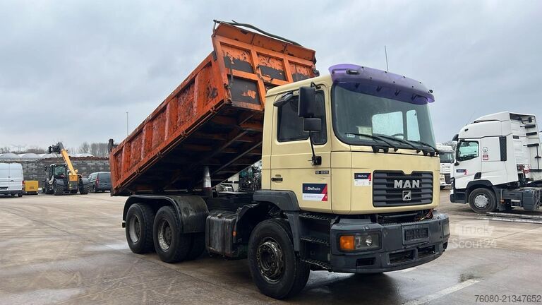 3-sidig tipp MAN 26.284 (6 CYLINDER / STEEL SUSP. / LAMES / BIG ...