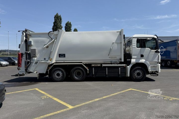 Šiukšliavežis MAN TGS 26.320 6x2-4 Elektro Kehricht / Swiss-Vehicle