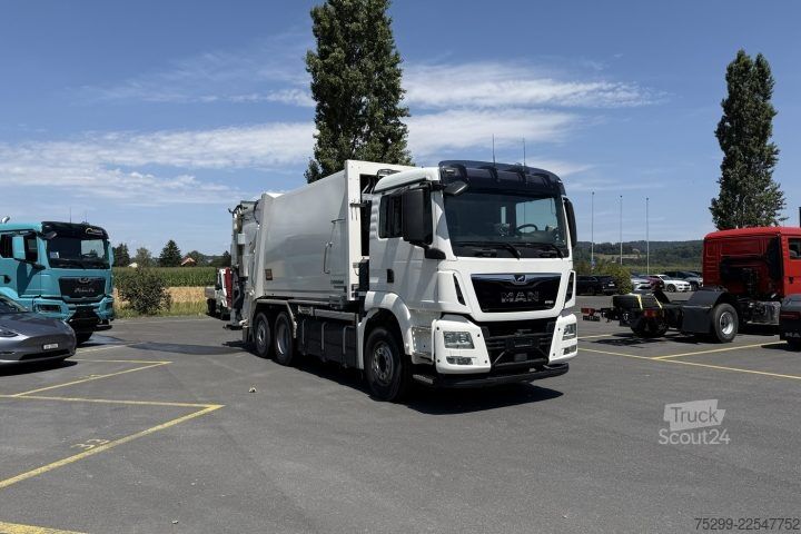 Šiukšliavežis MAN TGS 26.320 6x2-4 Elektro Kehricht / Swiss-Vehicle