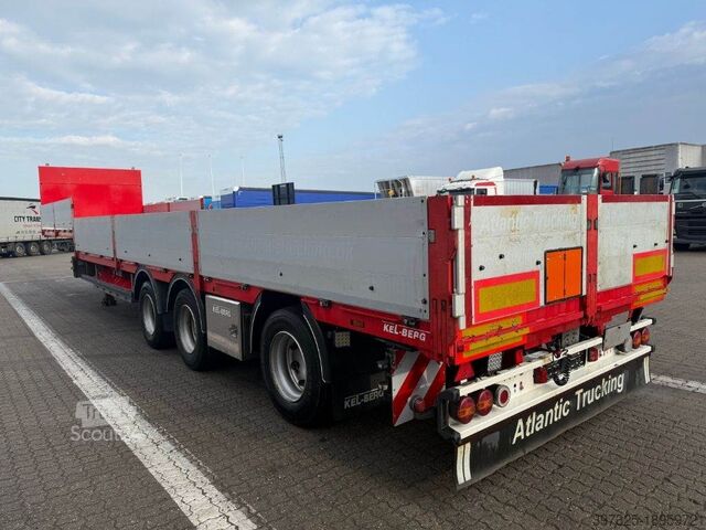 Chargeur bas Kel-Berg 3-axle Stepdeck/Tiefbettauflieger/Nedbygget